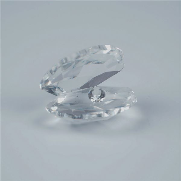 Swarovski Crystal Figurine, Shell With Chaton