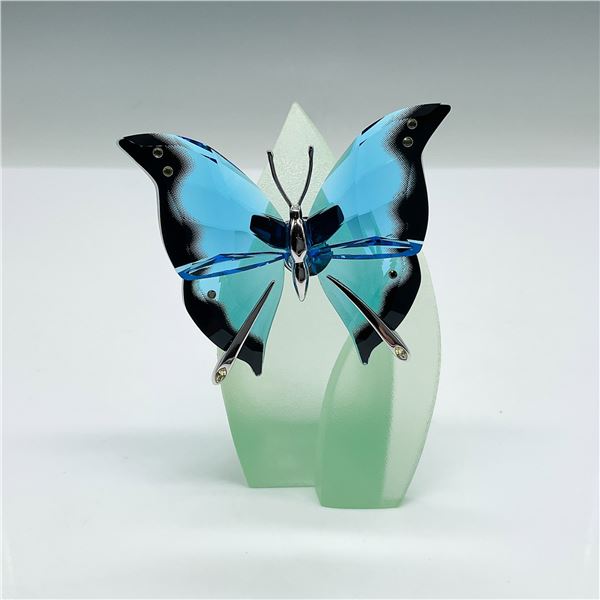 Swarovski Butterfly Ambur Turquoise Crystal Figurine