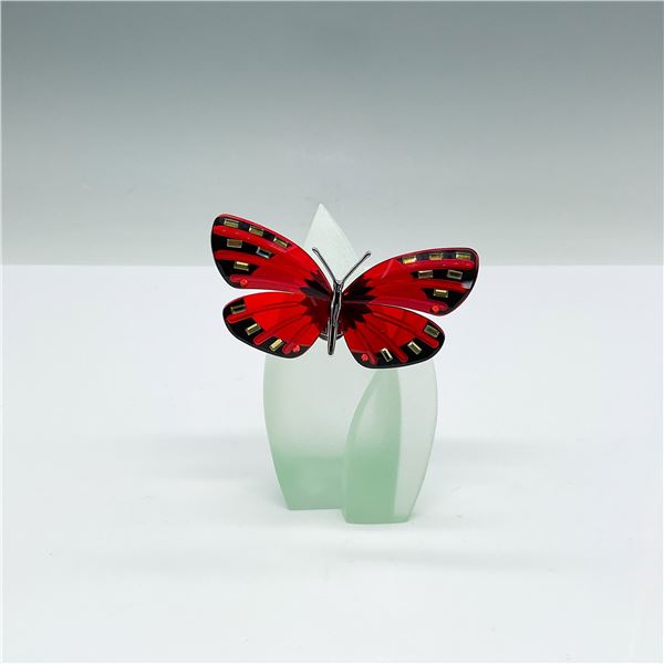 Swarovski Crystal Adena Light Siam on Frosted Glass Base