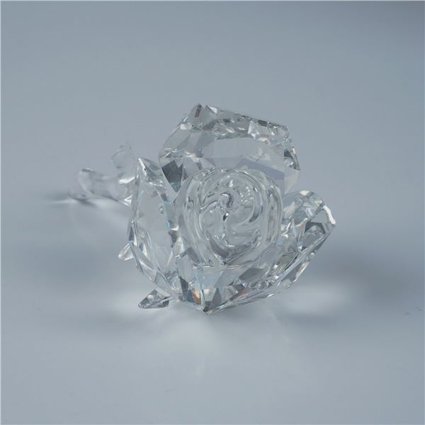 Swarovski Crystal Figurine, Rose with Original Box