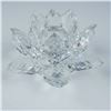 Image 2 : Swarovski Crystal Waterlily Candleholder with Box