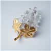 Image 2 : Swarovski Crystal Figurine, Bunch of Grapes with Gold