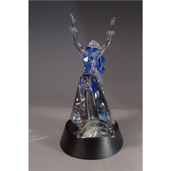 3pc Swarovski Crystal Figurine, 2002 AE Isadora + Base & Plaque