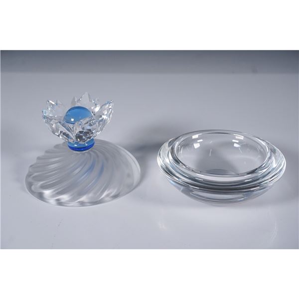 Swarovski Crystal Blue Jewel Flower Box
