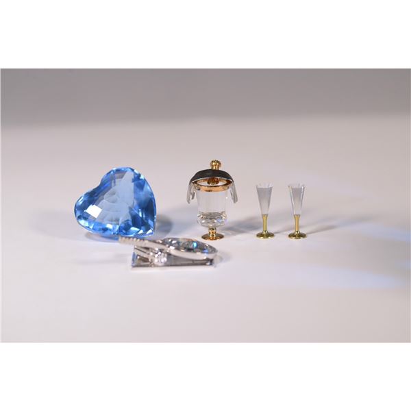 Swarovski Crystal Memories and SCS Miniatures Set with Original Boxes