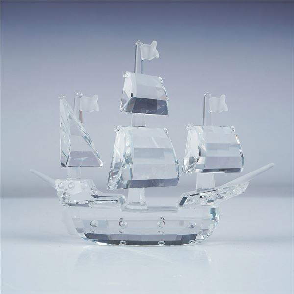 Swarovski Crystal Figurine, Santa Maria Ship with Box