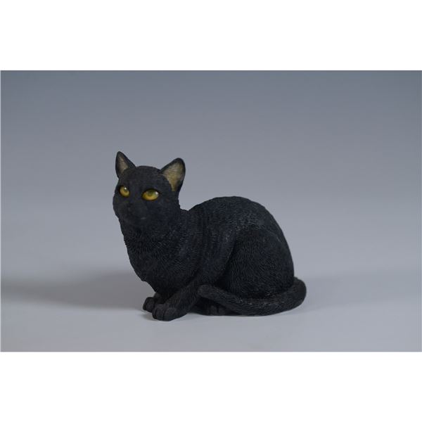 Country Artists Black Cat Figurine