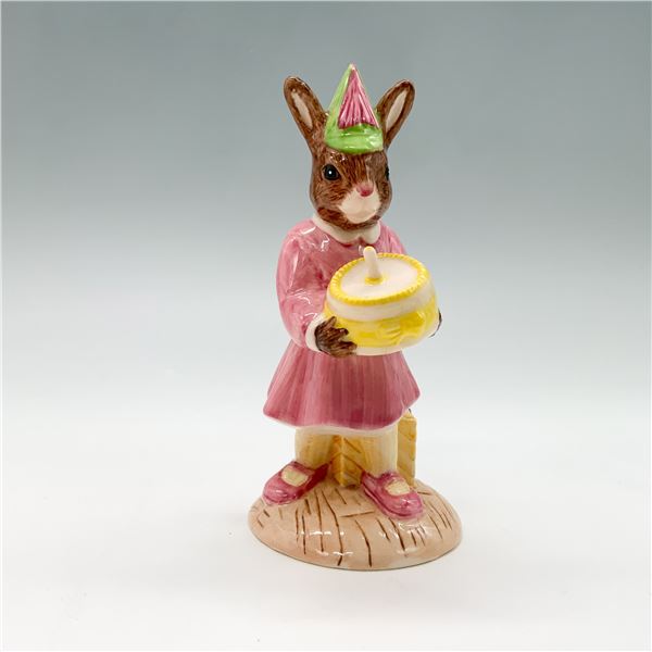 Royal Doulton Bunnykins Figurine, Birthday Girl DB290 w/ Box