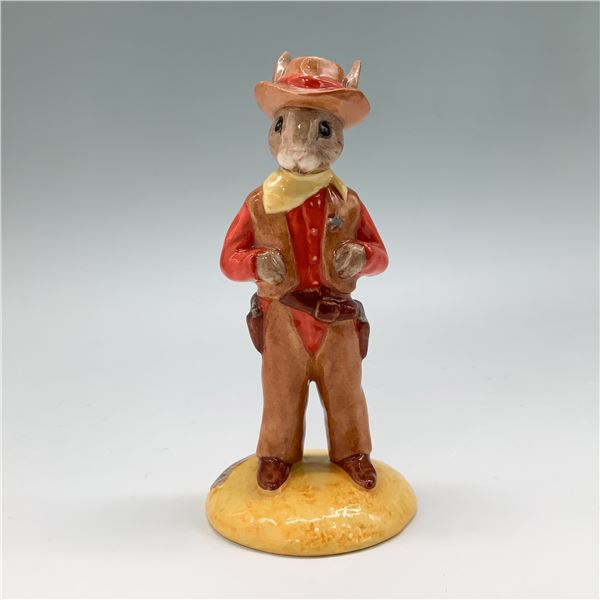 Royal Doulton Bunnykins Figurine, Cowboy DB201 w/ Box
