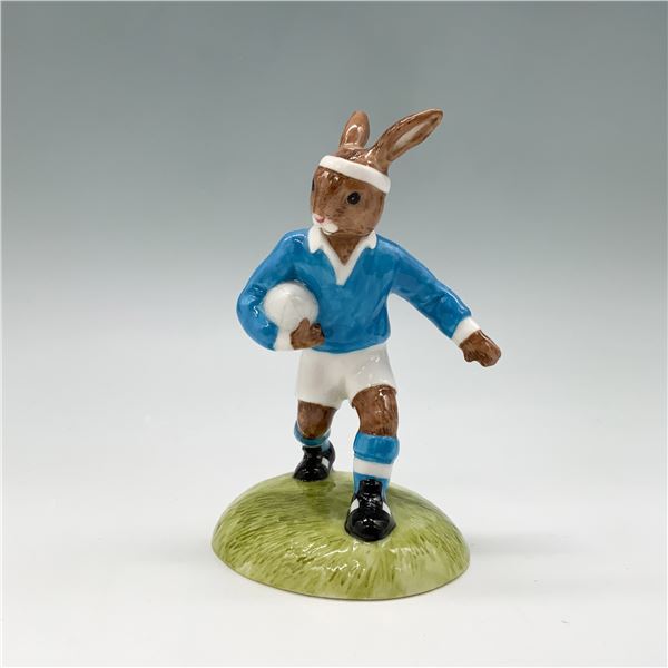 Royal Doulton Bunnykins Figurine, Rugby Player DB318 w/ Box