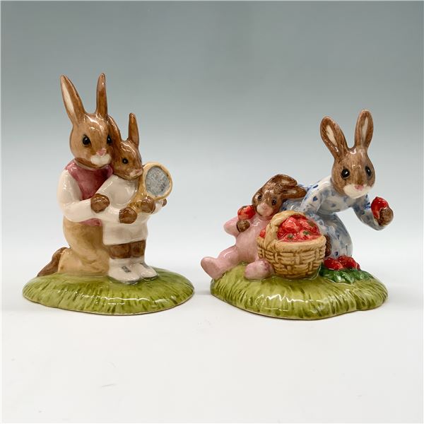 Royal Doulton Bunnykins Figurines, Tennis & Strawberries