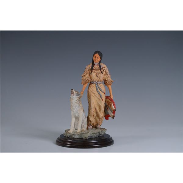 Country Artists Figurine, Call of the Warrior