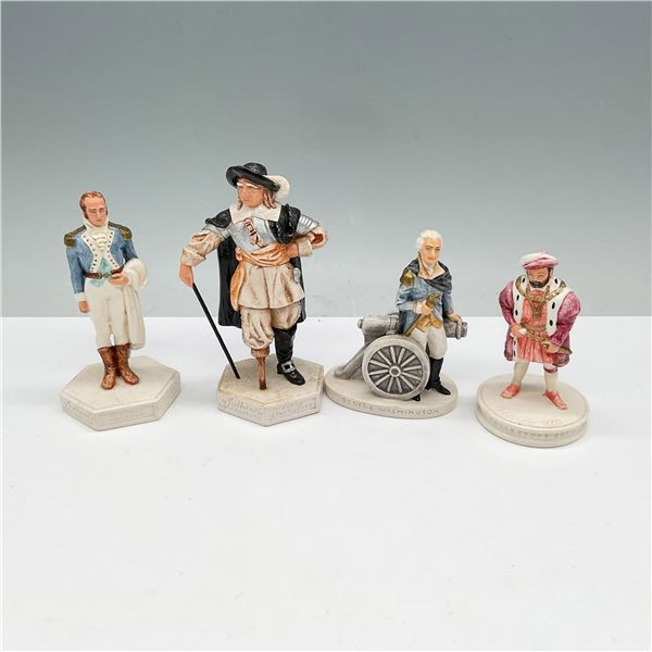 4pc Sebastian Miniatures Historical Figurines Collection