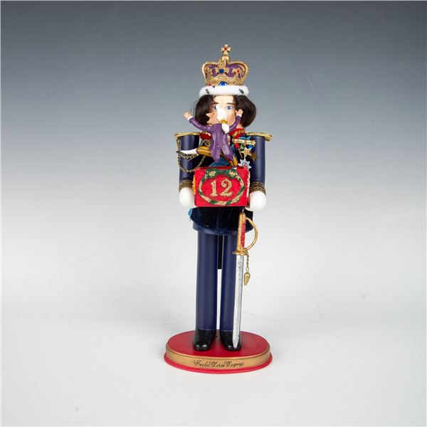 Vintage Wooden Nutcracker, George VI - Twelve Lords Leaping