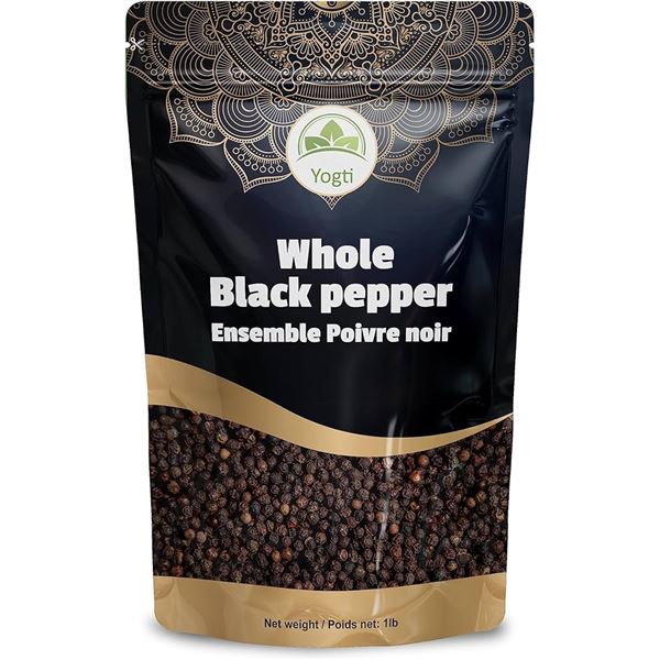 NEW 1LB YOGTI GROUND BLACK PEPPER