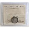 1912 ICCS CERTIFIED VG-8 SILVER $0.10 COIN