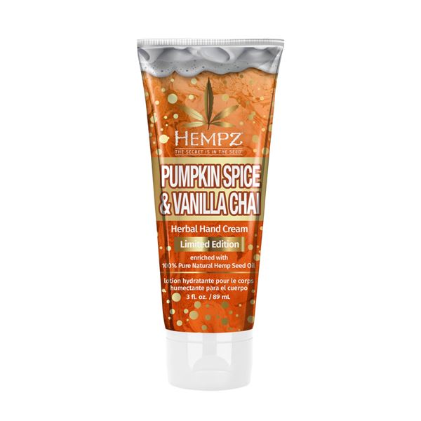 NEW 2 X 89ML HEMPZ PUMPKIN SPICE HAND CREAM