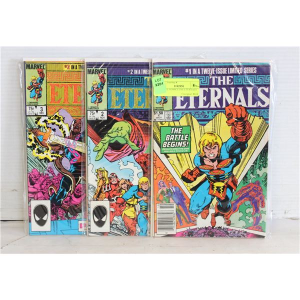 MARVEL COMICS THE ETERNALS #1,2,3