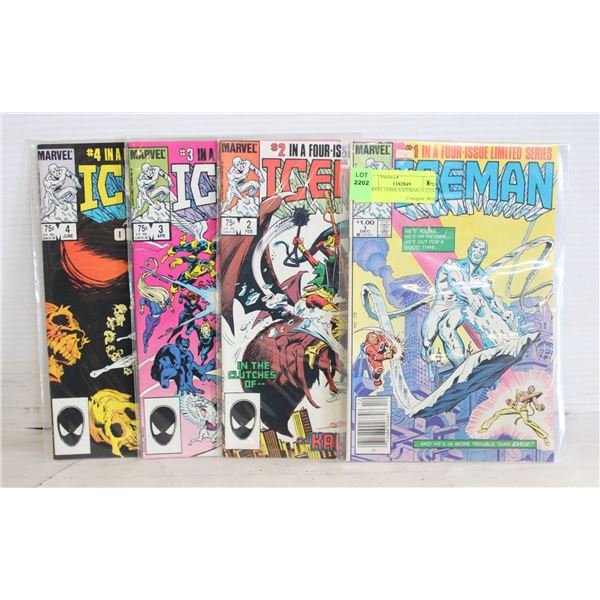 MARVEL COMICS ICEMAN #1,2,3,4