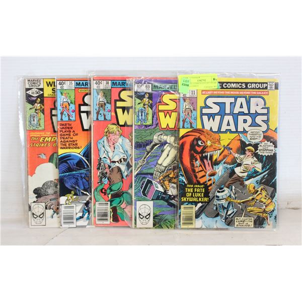MARVEL COMICS LOT OF 5 STAR WARS COMICS