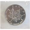 Image 1 : 2004 ONE OZ SILVER $5.00 MAPLE LEAF COIN