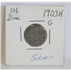 Image 1 : 1903H SILVER $0.10 COIN