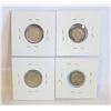 Image 2 : 4-SILVER $0.10 COINS: 1943; 1945; 1946 & 1947