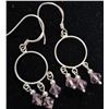 Image 1 : BZ2074-132D SILVER CRYSTAL EARRINGS
