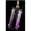 Image 1 : BZ2074-102D SILVER AMETHYST BI COLOR 18.45CT 5.55G