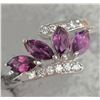 Image 1 : BZ2074-116D SILVER GARNET 1.95CT 2.75G RING