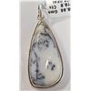 Image 1 : BZ2074-142D SILVER DENDRITE OPAL19.8CT 8.95G PENDA