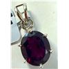 Image 1 : BZ2074-136D SILVER GARNET 3.6CT 2.55G PENDANT