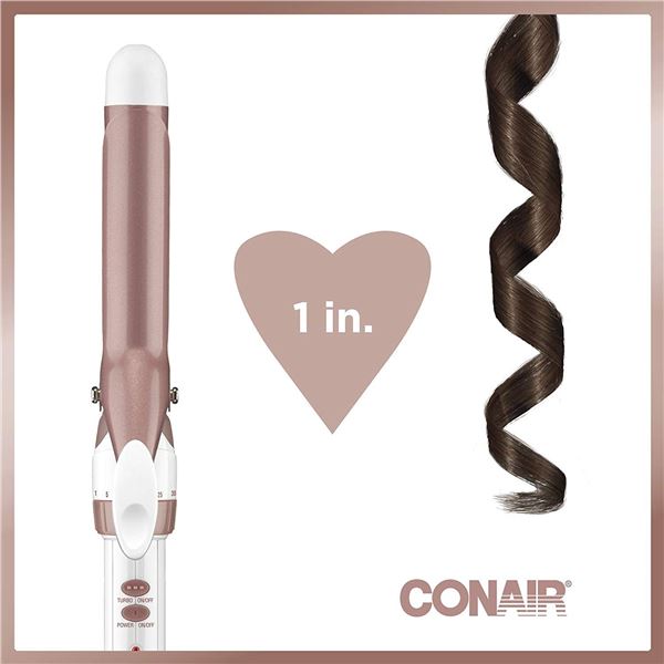 NEW CONAIR DOUBLE CERAMIC CURLING IRON