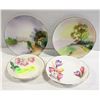 Image 1 : TWO VINTAGE PAINTED PLATES & 2