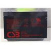 Image 1 : CSB SEALED LEAD ACID BATTERY 6V 7.2A NEW