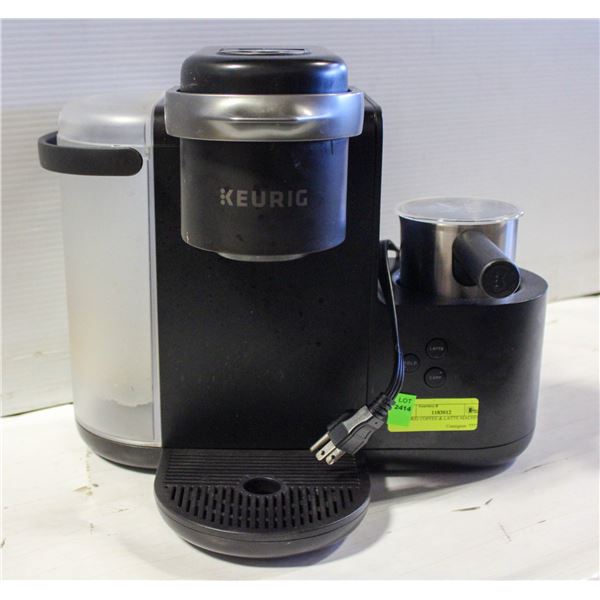 KEURIG COFFEE & LATTE MACHINE