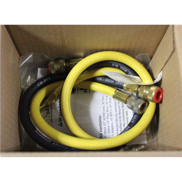 NEW ROBINAIR CHARGING REFRIG. HOSES 1/4"