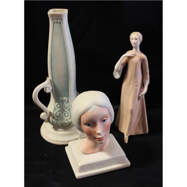 LASZLO ISPANKY PORCELAIN FIGURE ASSORTED LOT OF 3