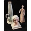 Image 1 : LASZLO ISPANKY PORCELAIN FIGURE ASSORTED LOT OF 3