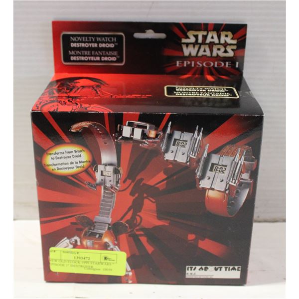 NEW OLD STOCK 1999 STARWARS " EPISODE 1" DESTROYER