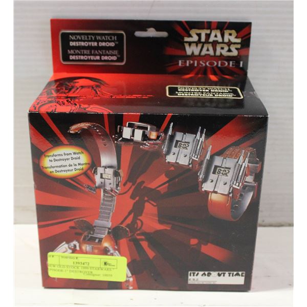 NEW OLD STOCK 1999 STARWARS " EPISODE 1" DESTROYER