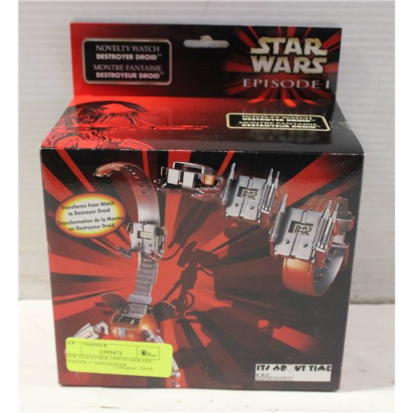NEW OLD STOCK 1999 STARWARS " EPISODE 1" DESTROYER