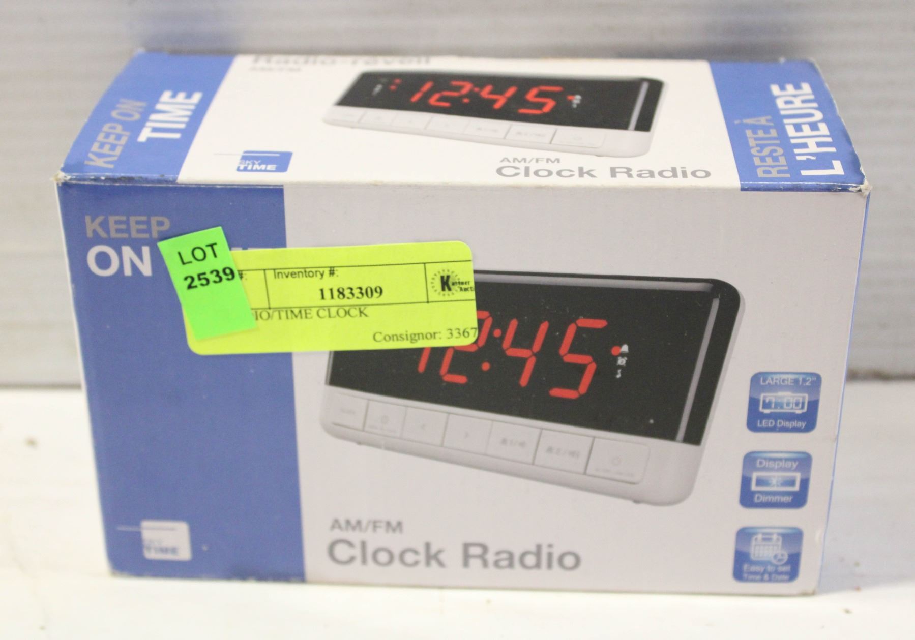 RADIO/TIME CLOCK