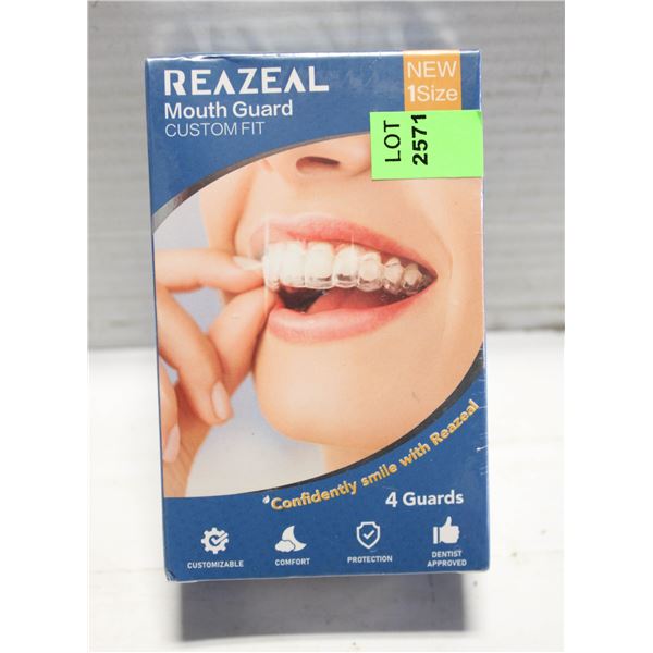 NEW REAZEAL MOUTH GUARD CUSTOM FIT