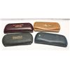 Image 1 : ANTIQUE EYEGLASS CASES- LOT OF 4