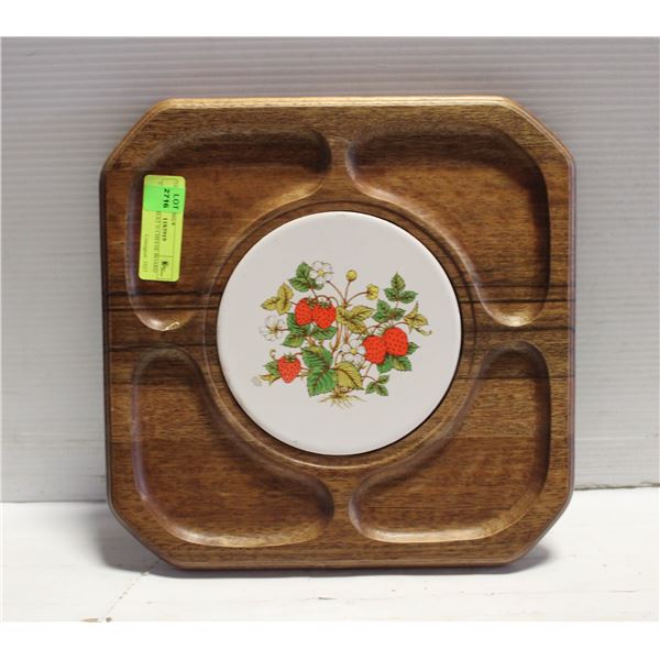 VINTAGE MEAT N CHEESE BOARD