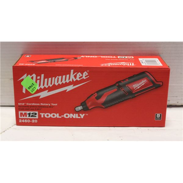 NEW MILWAUKEE M12 BRUSHLESS ROTARY/GRINDER