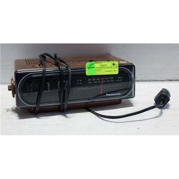 VINTAGE PANASONIC RADIO ALARM CLOCK-ESTATE