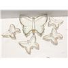 Image 1 : BUTTERFLY TRAY/DIP SET BY JEANETTE GLASS