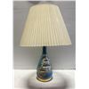 24 INCH TALL VINTAGE BLUE LAMP
